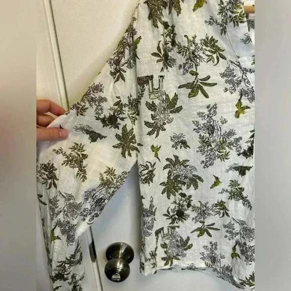 Ana pullover v neck cotton blend blouse floral print size XS - Picture 9 of 13